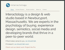 Tablet Screenshot of interactology.com